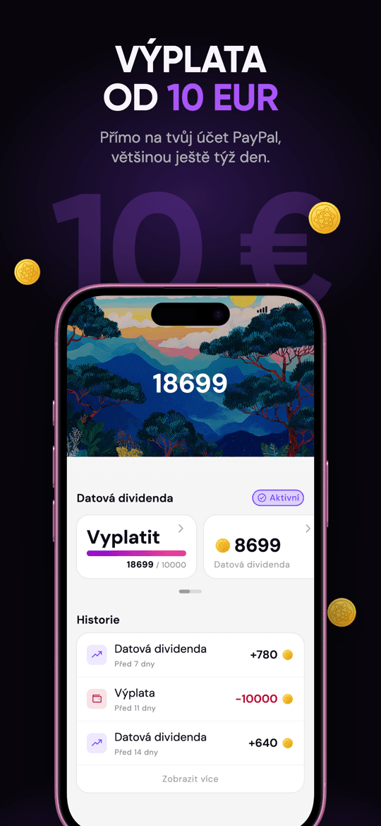Výplata datové dividendy